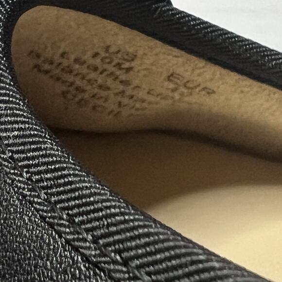 Circus by Sam Edelman Comfort Casual Flat Womens Sz 10M Black Leather Bow Loafer - Picture 11 of 11